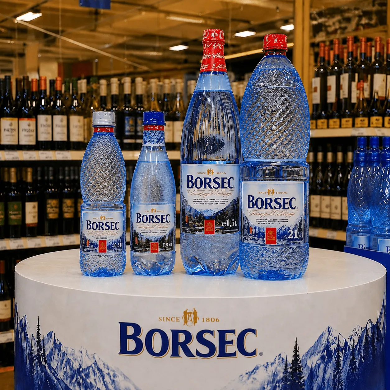 premium mineral water bottles